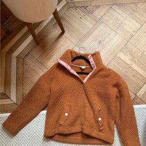 J. Crew Vintage Fleece in Warm Orange